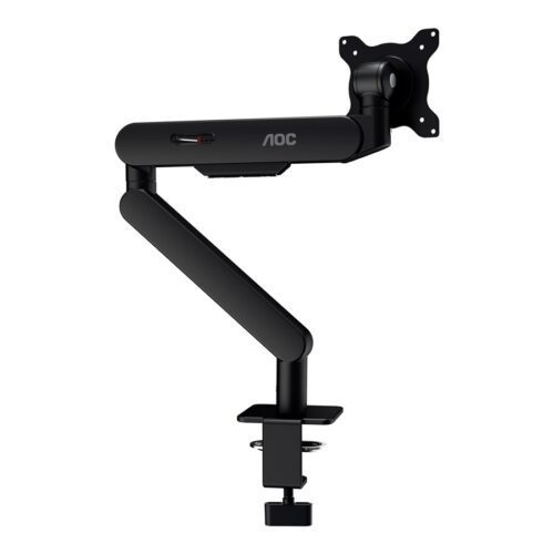 AOC AM400 bras réglable – pour écran plat – alliage d’aluminium – noir – Taille d’écran : 17″-34″ – montrable sur bureau