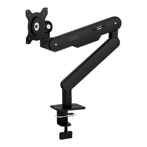 AOC AM400 bras réglable – pour écran plat – alliage d’aluminium – noir – Taille d’écran : 17″-34″ – montrable sur bureau