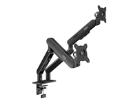 AOC AM420 bras pour – pour 2 écrans LCD / plasma – pour bureau – alliage d’aluminium – noir – Taille d’écran :17″-34″