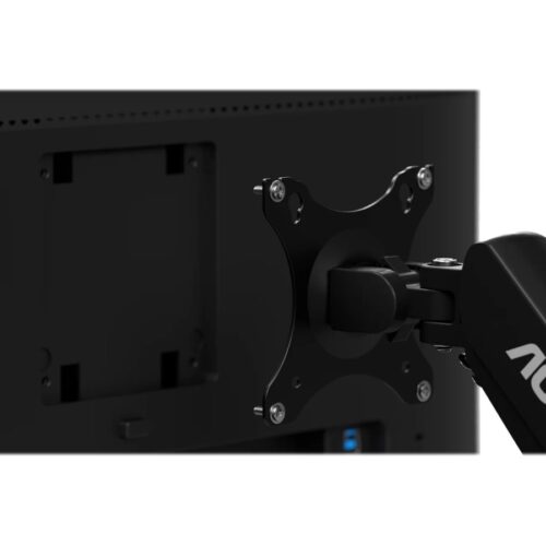 AOC AS110D0 bras réglable – pour 2 écrans LCD – alliage d’aluminium – Taille d’écran : jusqu’à 27 pouces – montrable sur bureau