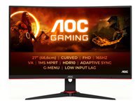 AOC C27G2E/BK 27p VAFHD 165Hz 4ms 250cd/m2 DSub 2xHDMI 2.0 DP