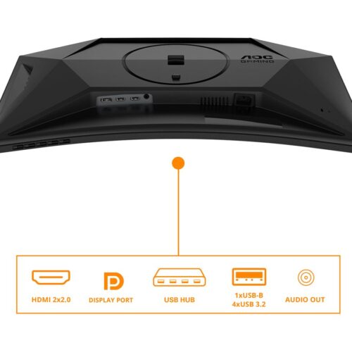 AOC C27G4ZXU 27p 1920×1080 0.3ms 2xHDMI DP USB Black/Grey