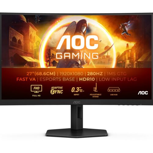 AOC C27G4ZXU 27p 1920×1080 0.3ms 2xHDMI DP USB Black/Grey