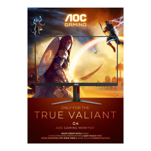 AOC CQ27G4X 27p 2560×1440 0.5ms 2xHDMI DP Black/Grey