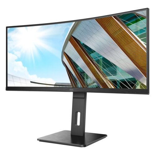 AOC CU34P2A 34p VA Curved 3440×1440 H/A 150MM 100hz FreeSync Premium ULTRAWIDE USB HUB SPEAKERS DPx1 HDMIx2 VESA 100×100 PRO LINE