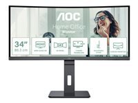 AOC CU34P3CV 34p VA 3440×1440 21:9 4ms HDMI DP USB Black