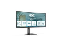 AOC CU34V5C/BK 34p monitor HDMI DP USB