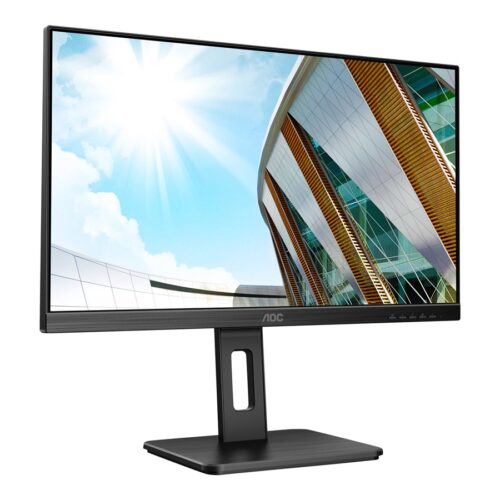 AOC Q24P2Q 23.8p 2560×1440 QHD IPS 250cd/m2 1000:1 4ms HDMI VGA DisplayPort haut-parleurs noir