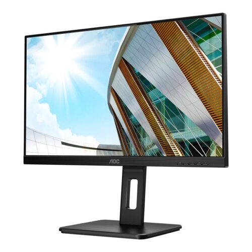 AOC Q24P2Q 23.8p 2560×1440 QHD IPS 250cd/m2 1000:1 4ms HDMI VGA DisplayPort haut-parleurs noir