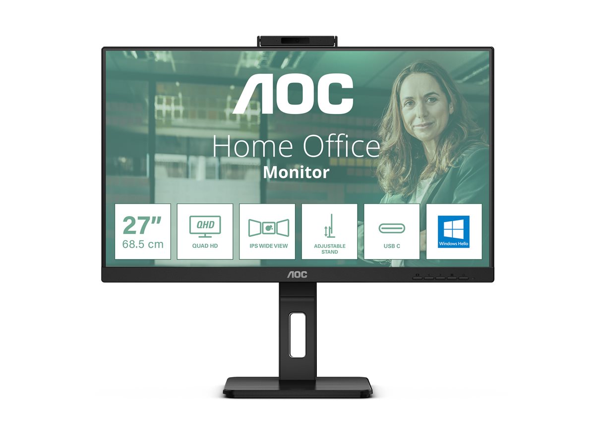 AOC Q27P3CW 27p IPS TFT 2560×1440 HDMI DP USB Black