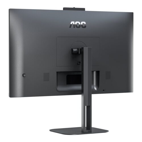 AOC Q27V5CW/BK Moniteur 27 » 2560 x 1440 QHD @ 75 Hz – IPS – 300 cd/m² HDMI, DisplayPort, USB-C – HP- WEBCAM