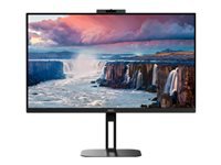 AOC Q27V5CW/BK Moniteur 27 » 2560 x 1440 QHD @ 75 Hz – IPS – 300 cd/m² HDMI, DisplayPort, USB-C – HP- WEBCAM