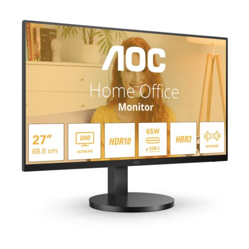 AOC U27B3CF 27p 3840×2160 2xHDMI USB Black