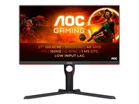 AOC U27G3X/BK 27p IPS 4K 160Hz 1ms 400cd/m2 2xDisplayPort 2xHDMI
