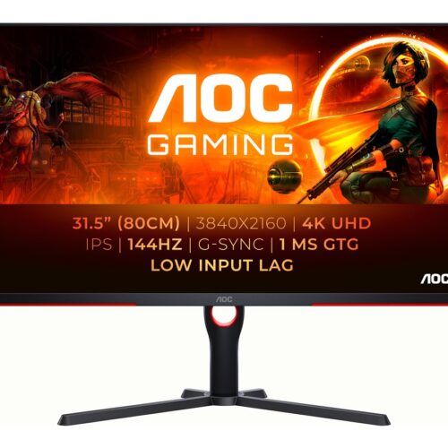 AOC U32G3X/BK 31.5p IPS 4K UHD 160Hz 1ms 2xHDMI 2xDP