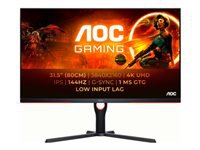 AOC U32G3X/BK 31.5p IPS 4K UHD 160Hz 1ms 2xHDMI 2xDP