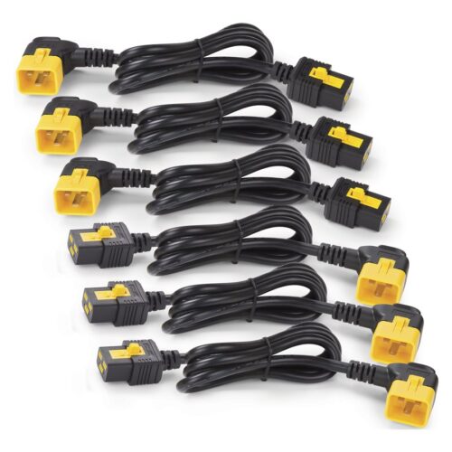 APC 6x Power Cable C19 / C20 1.6m bent