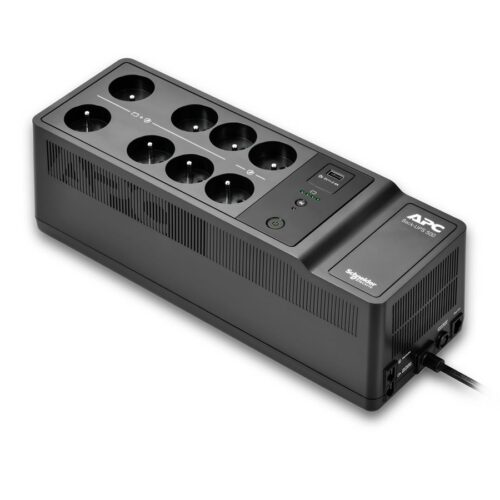 APC Back-UPS 500VA 8 schuko outlets 230V 1 USB charging port