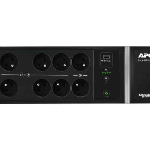 APC Back-UPS 500VA 8 schuko outlets 230V 1 USB charging port