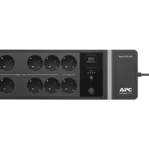 APC Back-UPS 650VA 230V 1 USB charging port