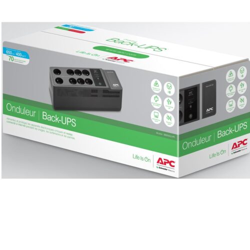 APC Back-UPS 650VA 230V 1USB charging port