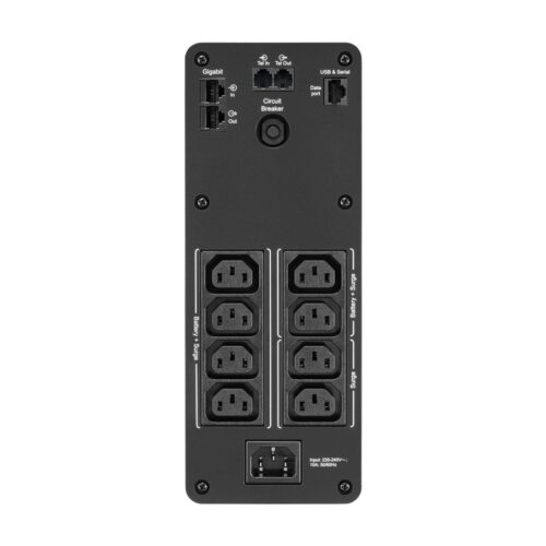 APC Back UPS Pro BR 1600VA Sinewave 8 Outlets AVR LCD interface