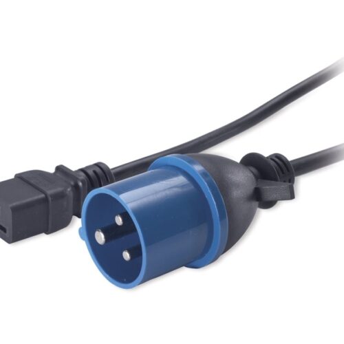 APC CABLE D ALIMENTATION ONDULEUR LONGUEUR 2.5M – IEC 309 BORNIER VERS IEC C19 ONDULEUR