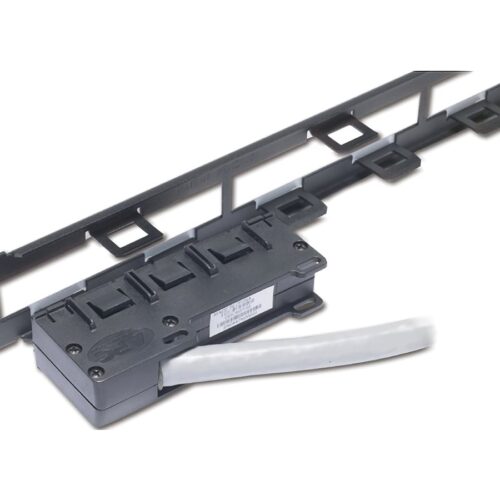 APC Data Distribution 1U Panel Holds 4 each Data Distribution Cables for a Total of 24 Ports