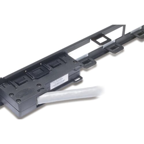 APC Data Distribution 1U Panel Holds 4 each Data Distribution Cables for a Total of 24 Ports