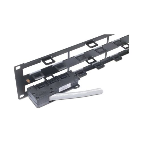 APC Data Distribution Cable 2U Panel Holds 8 each Data Distribution Cables for a Total of 48 Ports