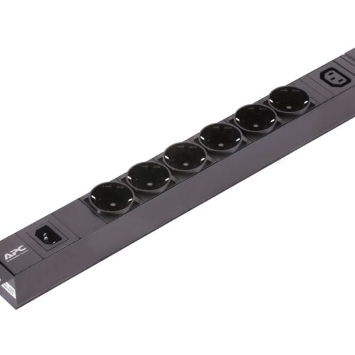 APC Easy PDU EPDU1010B-SCH Basic 1U 10A 230V 6x Schuko & 1x C13 C14 stekker