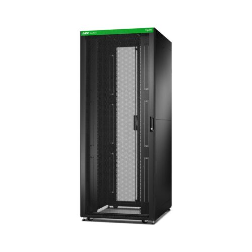 APC Easy Rack 42Ux800x1000 Roof/Side panel/castors/feet No Bottom 4 Brackets black