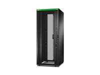 APC Easy Rack 42Ux800x1000 Roof/Side panel/castors/feet No Bottom 4 Brackets black
