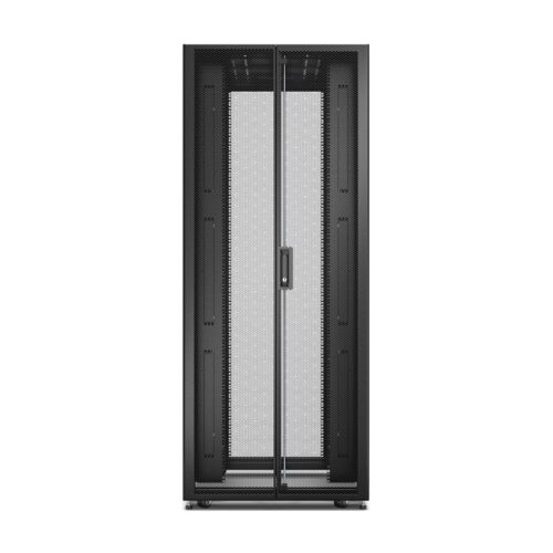 APC Easy Rack 42Ux800x1000 with Roof castors feet and 4Brackets No Side panels Bottom black