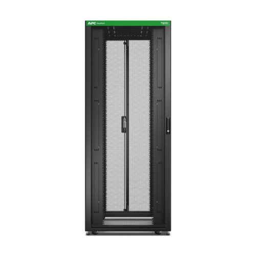 APC Easy Rack 42Ux800x1200 with Roof castors feet and 4Brackets No Side panels Bottom black