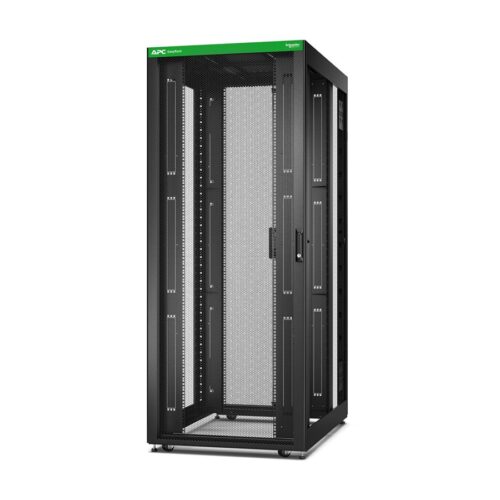 APC Easy Rack 42Ux800x1200 with Roof castors feet and 4Brackets No Side panels Bottom black