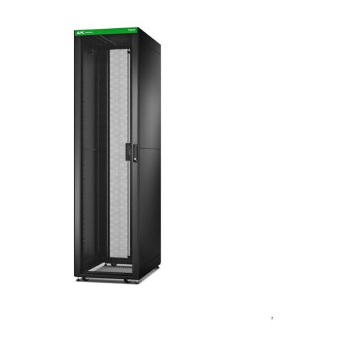 APC Easy Rack 48Ux600x1000 Roof/Side panel/castors/feet No Bottom 4Brackets black