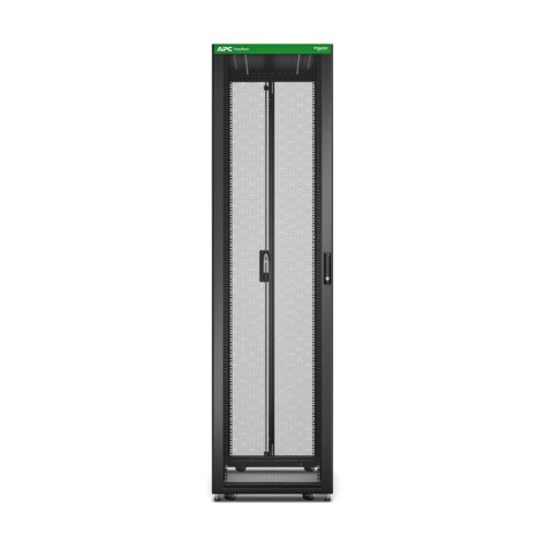 APC Easy Rack 48Ux600x1000 with Roof castors feet and 4Brackets No Side panels Bottom black