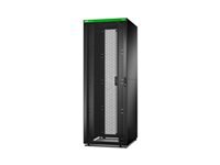 APC Easy Rack 48Ux800x1000 Roof/Side panel/castors/feet No Bottom 4Brackets black
