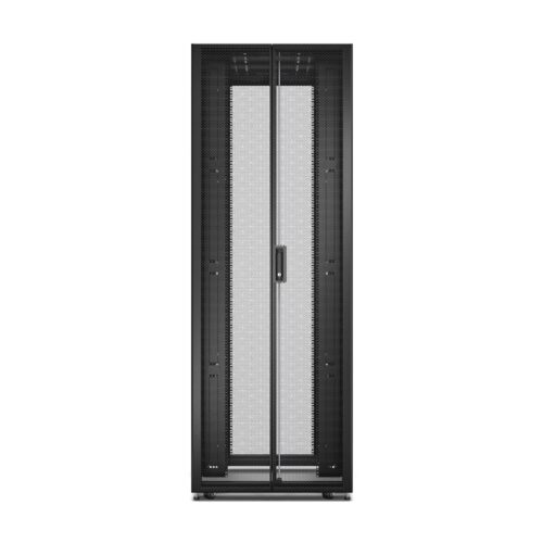 APC Easy Rack 48Ux800x1000 with Roof castors feet and 4Brackets No Side panels Bottom black