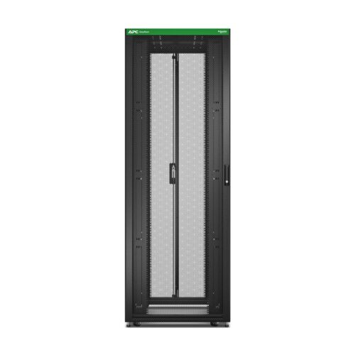 APC Easy Rack 48Ux800x1000 with Roof castors feet and 4Brackets No Side panels Bottom black