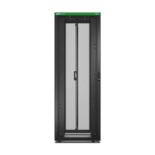 APC Easy Rack 48Ux800x1200 with Roof castors feet and 4 Brackets No Side panels Bottom black