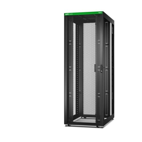 APC Easy Rack 48Ux800x1200 with Roof castors feet and 4 Brackets No Side panels Bottom black