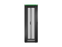 APC Easy Rack 48Ux800x1200 with Roof castors feet and 4 Brackets No Side panels Bottom black