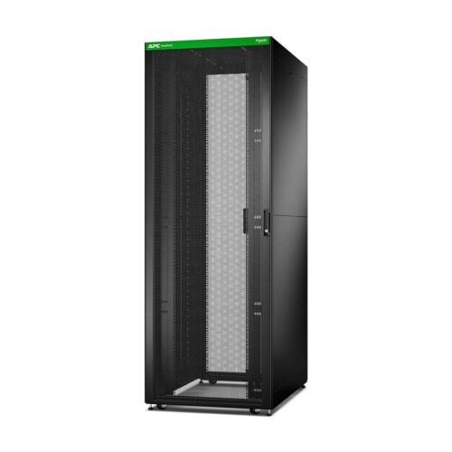 APC Easy Rack 82Ux800x1200 Roof/Side panel/castors/feet No Bottom 4Brackets black