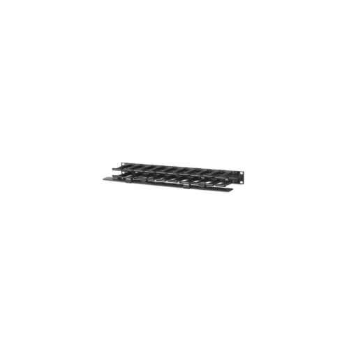 APC Horizontal Cable Manager 1Ux4 inch 10cm Deep SingleSided with Cover