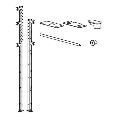APC HyperPod Frame Vertical Post x2 Short Frame