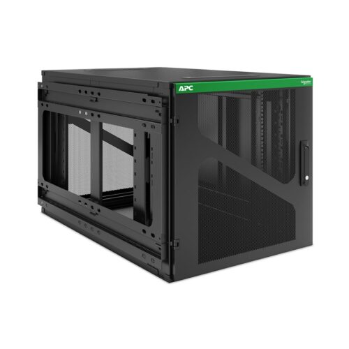 APC NetShelter 12U Wallmount Rack Enclosure Cabinet Side Mount UPS Depth