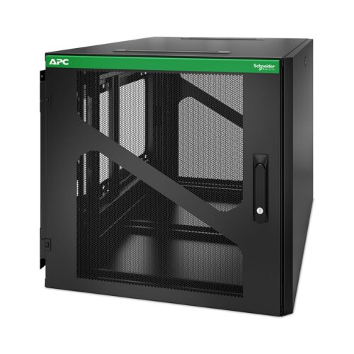 APC NetShelter 12U Wallmount Rack Enclosure Cabinet Side Mount UPS Depth