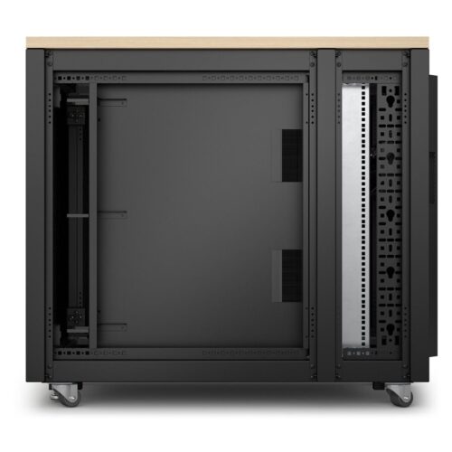 APC NetShelter Soundproof Server Rack 17U 230V 1000H x 750W x 1134D mm Maple